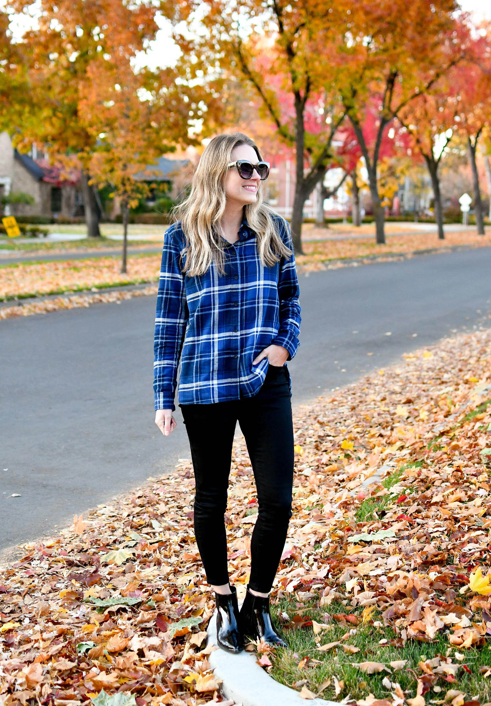 Checkered hotsell black jeans